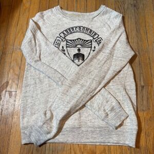 Abercrombie Fitch Crewneck Sweatshirt Athletic Dept Logo Gray Heather Size S